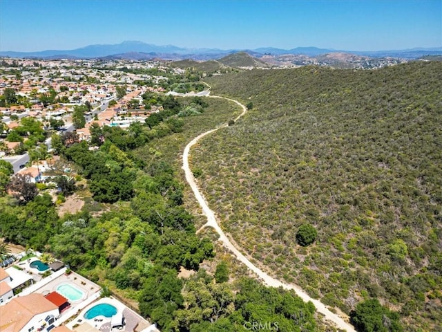 36364 Provence Dr, Murrieta, CA 92562 - drone / aerial view of a mountainous background and a pool