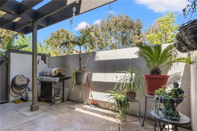 12531 Cluster Pines Rd, Garden Grove, CA 92845 - fenced backyard featuring grilling area and a patio
