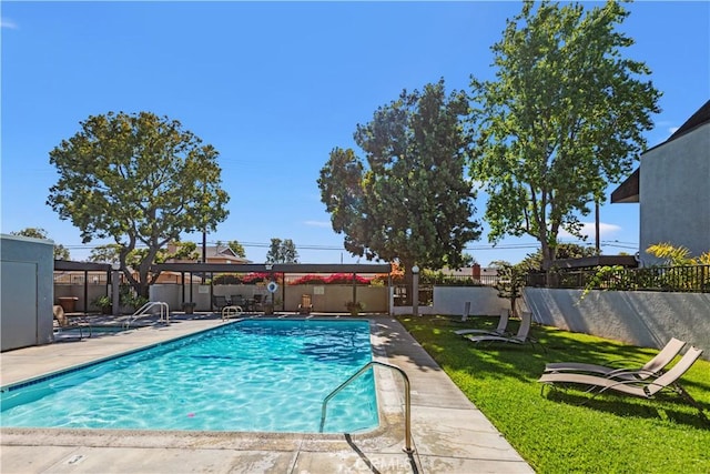 12531 Cluster Pines Rd, Garden Grove, CA 92845 - community pool featuring a patio