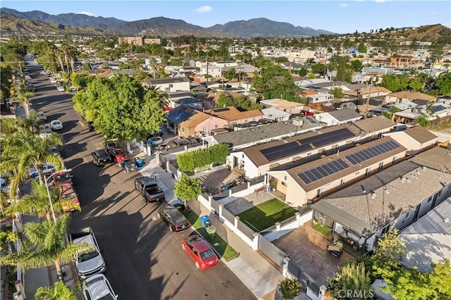 13250 Mercer St, Pacoima, CA 91331 - aerial perspective of suburban area featuring mountains