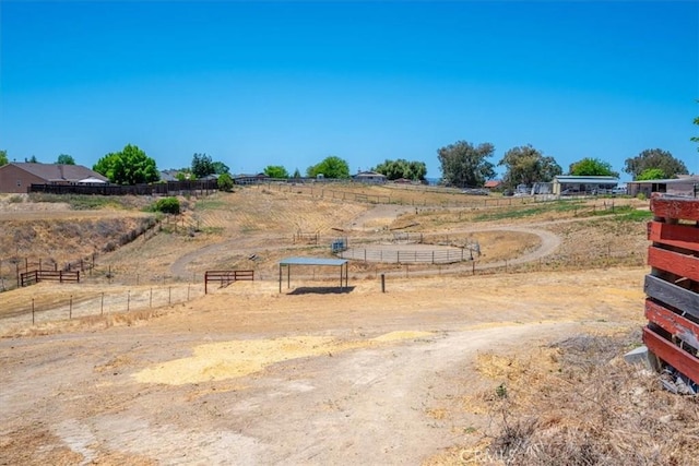5498 Forked Horn Pl, Paso Robles, CA 93446 - view of dirt / gravel driveway featuring a view of rural / pastoral area