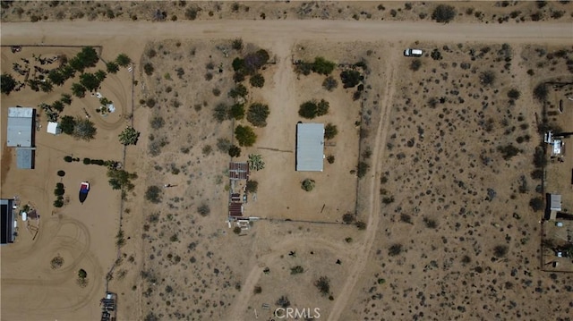 1240 Geronimo Trl, Yucca Valley, CA 92284 - drone / aerial view of a desert landscape