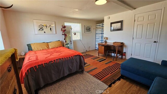 1240 Geronimo Trl, Yucca Valley, CA 92284 - bedroom featuring wood finished floors