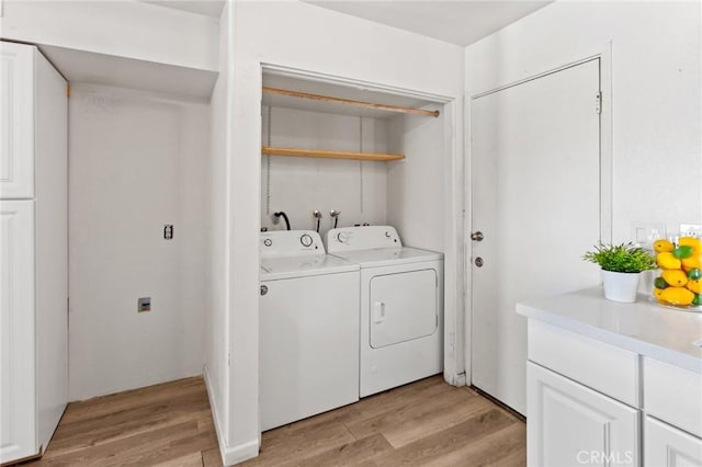 309 N Raitt St Unit C, Santa Ana, CA 92703 - laundry room featuring light wood-style flooring and independent washer and dryer