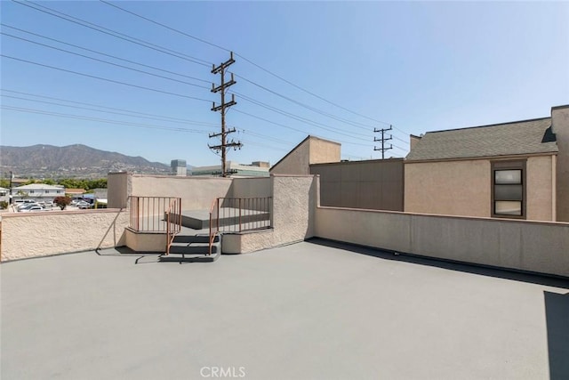 465 Ivy St Unit 203, Glendale, CA 91204 - view of patio / terrace with a mountain view