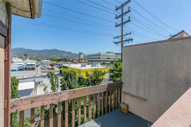 465 Ivy St Unit 203, Glendale, CA 91204 - balcony with a mountain view