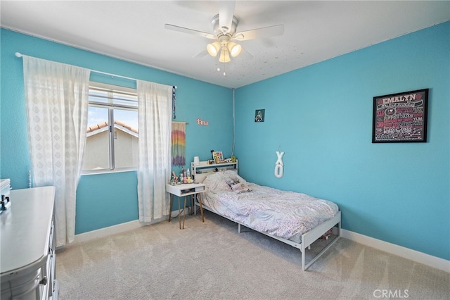 2251 Via Pacifica, Corona, CA 92882 - bedroom featuring carpet floors, baseboards, and ceiling fan