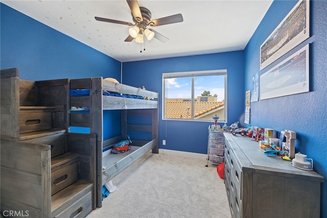 2251 Via Pacifica, Corona, CA 92882 - carpeted bedroom featuring baseboards and ceiling fan