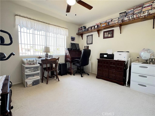 30027 Via Amante, Menifee, CA 92584 - office space with carpet flooring and ceiling fan