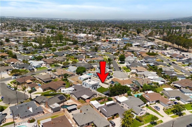 15952 Norcrest Dr, Whittier, CA 90604 - aerial overview of property's location featuring nearby suburban area