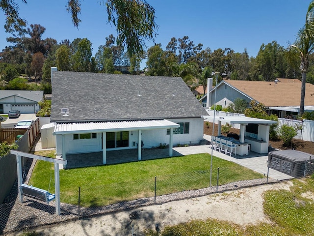 1914 Radford St, Oceanside, CA 92056 - view of front of house featuring a patio, metal roof, and a shingled roof