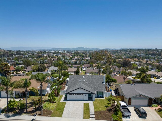 1914 Radford St, Oceanside, CA 92056 - aerial view of residential area with mountains