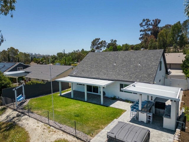 1914 Radford St, Oceanside, CA 92056 - back of house with roof with shingles and a patio