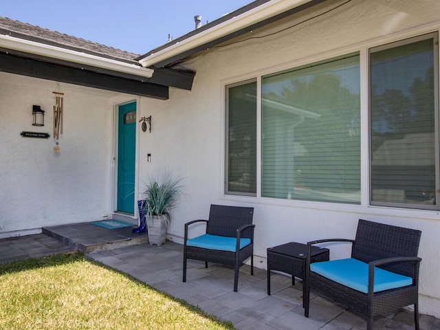 1914 Radford St, Oceanside, CA 92056 - property entrance with stucco siding and a patio area