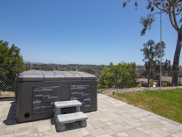 1914 Radford St, Oceanside, CA 92056 - view of patio with a hot tub