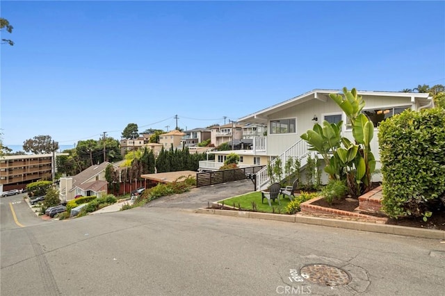 135 High Dr, Laguna Beach, CA 92651 - view of asphalt street with curbs and stairway