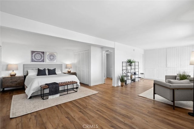 135 High Dr, Laguna Beach, CA 92651 - bedroom featuring wood finished floors and baseboards