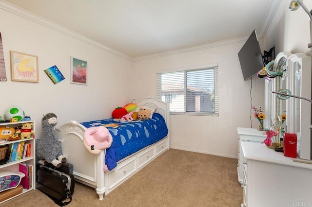 1306 Mill Valley Rd, Chula Vista, CA 91913 - bedroom with light carpet, ornamental molding, and baseboards