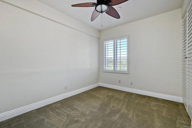 3313 Dehesa Rd Unit 85, El Cajon, CA 92019 - unfurnished room featuring a ceiling fan and carpet flooring