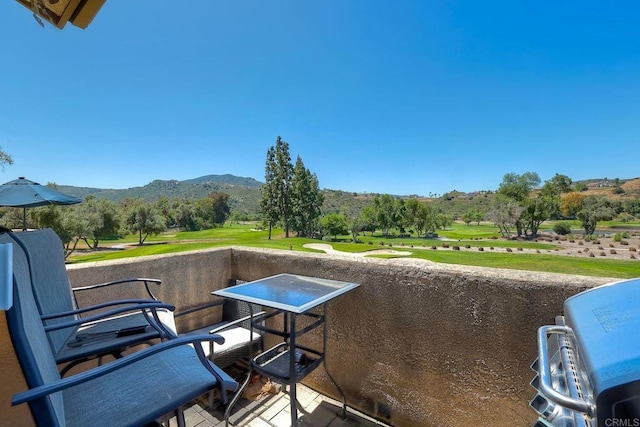 3313 Dehesa Rd Unit 85, El Cajon, CA 92019 - view of patio with a mountain view