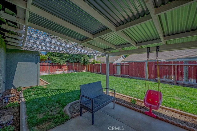 1266 Panorama Point Ct, Merced, CA 95340 - view of yard with a patio