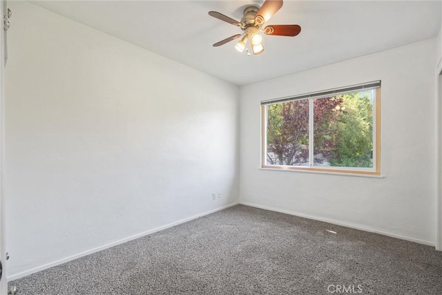 1000 W 11th Ave, Chico, CA 95926 - carpeted empty room featuring ceiling fan and baseboards