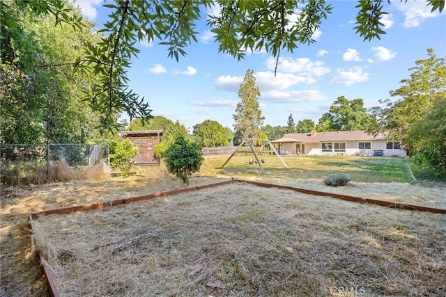 1000 W 11th Ave, Chico, CA 95926 - view of yard with a playground