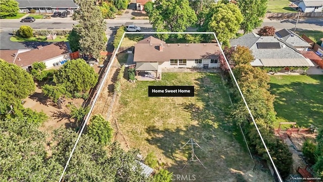 1000 W 11th Ave, Chico, CA 95926 - aerial view of residential area featuring property boundaries highlighted