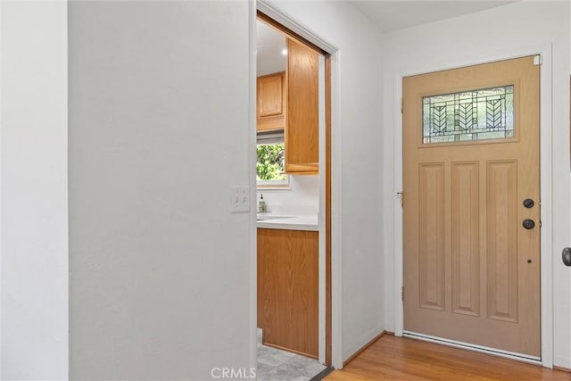 1000 W 11th Ave, Chico, CA 95926 - foyer featuring light wood finished floors