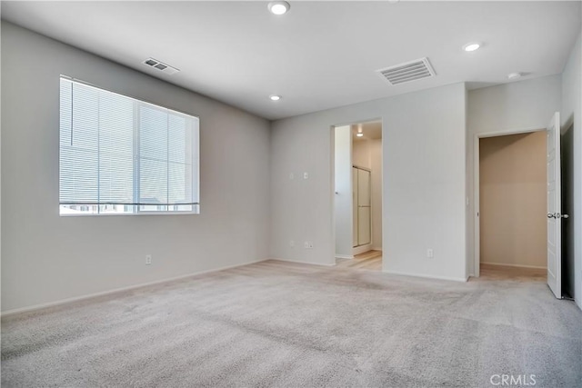 32939 Fleets Rd, Menifee, CA 92584 - unfurnished bedroom with recessed lighting and light colored carpet