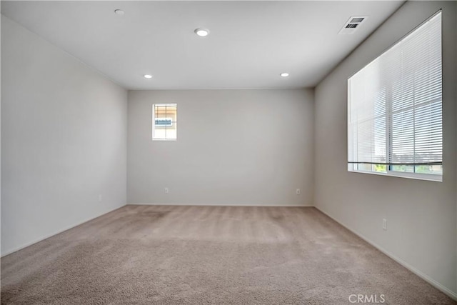 32939 Fleets Rd, Menifee, CA 92584 - unfurnished room featuring plenty of natural light, carpet floors, and recessed lighting