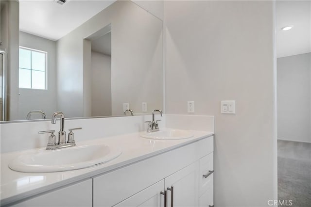 32939 Fleets Rd, Menifee, CA 92584 - full bathroom with double vanity