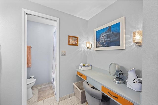 3612 Vista Bella Unit 5, Oceanside, CA 92057 - office space featuring light tile patterned floors and built in desk