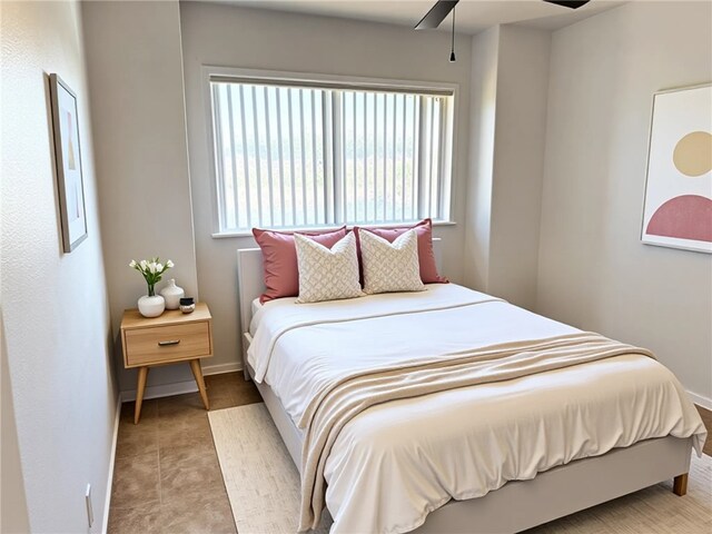 28594 Moon Shadow Dr, Menifee, CA 92584 - bedroom with baseboards and a ceiling fan