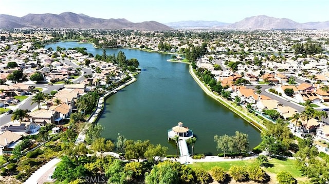 28594 Moon Shadow Dr, Menifee, CA 92584 - view of property location featuring nearby suburban area and a water and mountain view