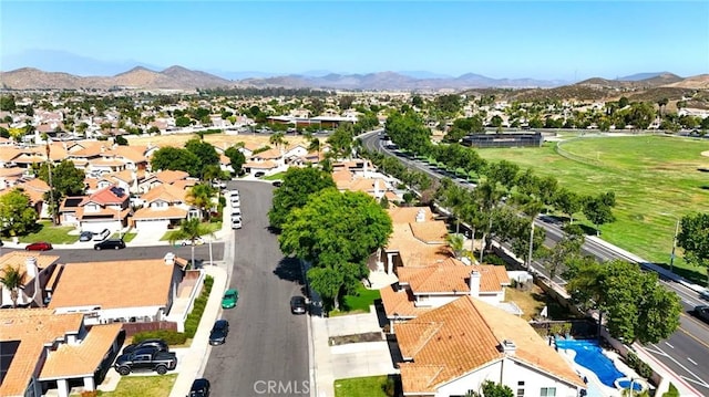 28594 Moon Shadow Dr, Menifee, CA 92584 - aerial perspective of suburban area featuring a mountainous background