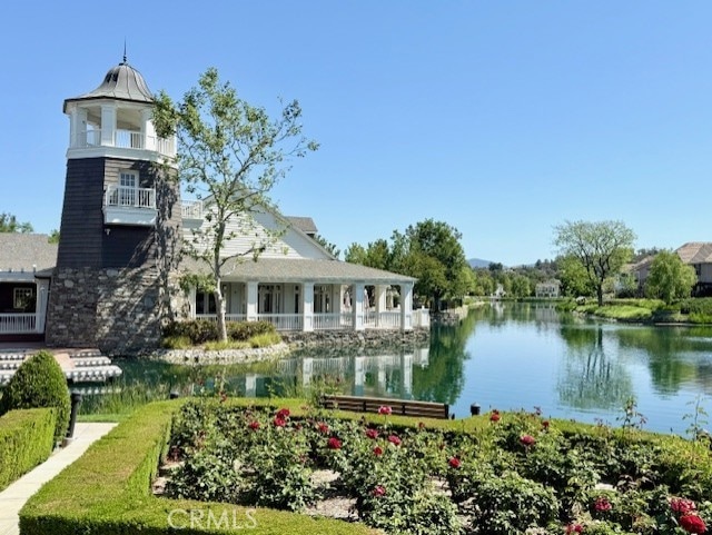 23922 Lakeside Rd, Valencia, CA 91355 - back of property with a water view