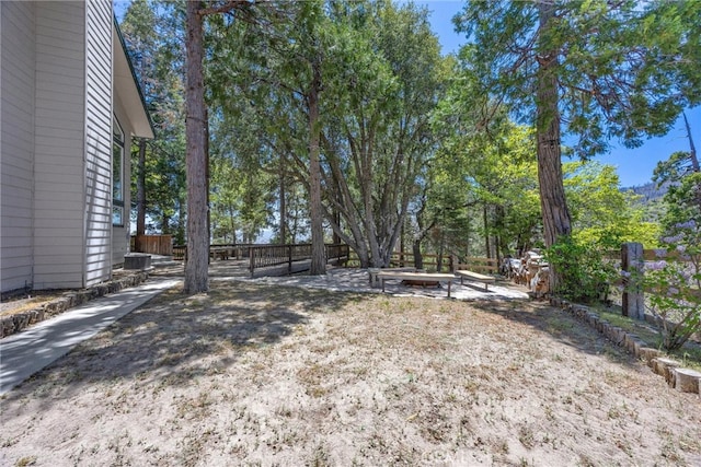 10820 Bonita Way, Wofford Heights, CA 93285 - view of yard featuring a patio and cooling unit