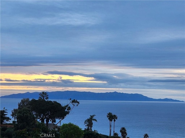 30211 Via Rivera, Rancho Palos Verdes, CA 90275 - water view featuring a mountain backdrop