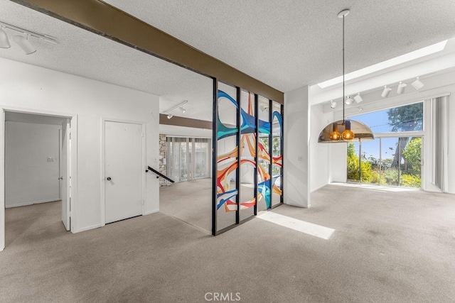 30211 Via Rivera, Rancho Palos Verdes, CA 90275 - carpeted spare room featuring a textured ceiling and rail lighting
