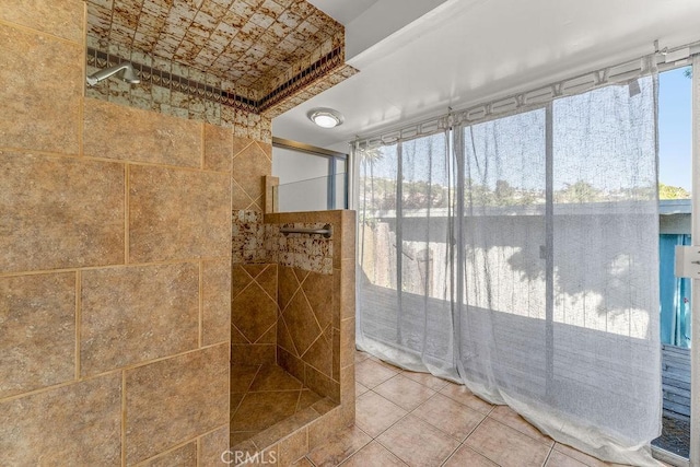 30211 Via Rivera, Rancho Palos Verdes, CA 90275 - bathroom featuring a walk in shower and tile patterned floors