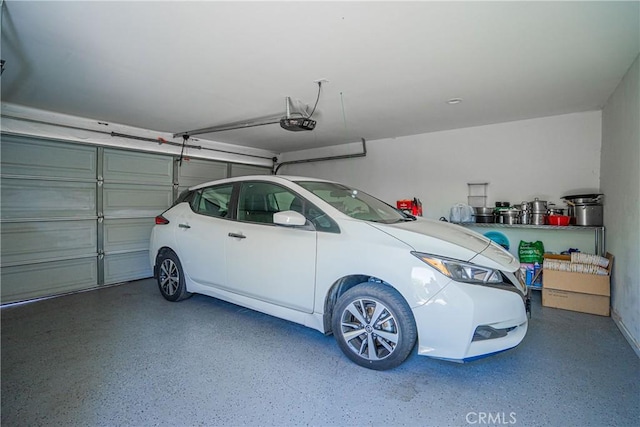 521 W Erna Ave, La Habra, CA 90631 - garage featuring a garage door opener