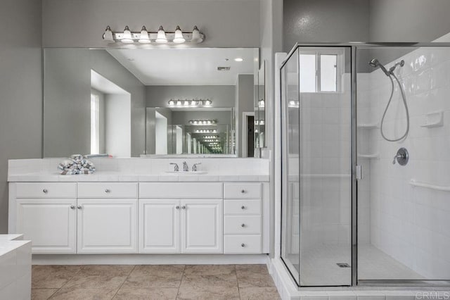 435 Sandalwood Ct, Encinitas, CA 92024 - full bathroom with a stall shower and vanity