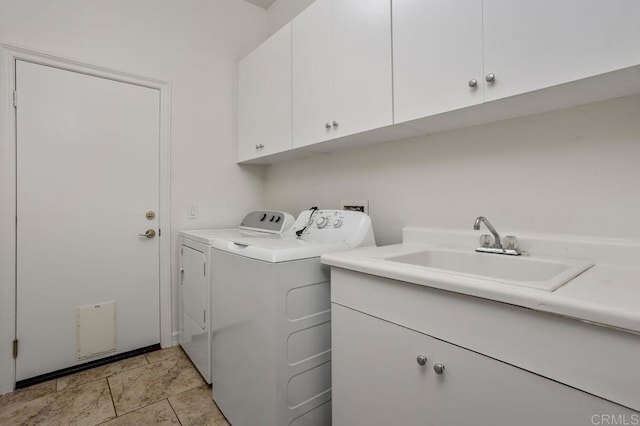 435 Sandalwood Ct, Encinitas, CA 92024 - laundry area featuring cabinet space and independent washer and dryer