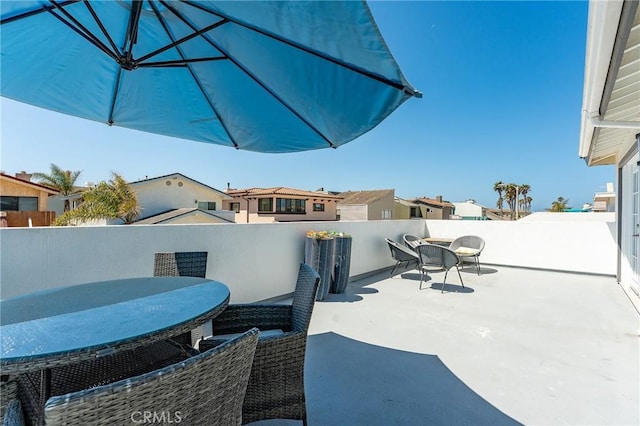 4920 Island View St, Oxnard, CA 93035 - view of patio / terrace featuring outdoor dining area and a residential view