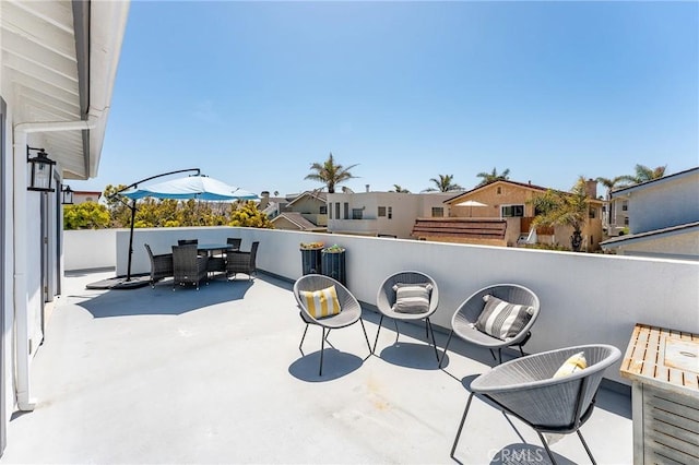 4920 Island View St, Oxnard, CA 93035 - view of patio featuring outdoor dining area and a residential view