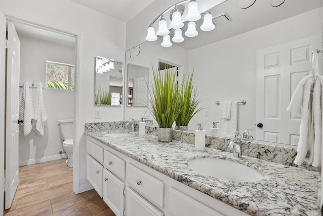 3442 Celinda Dr, Carlsbad, CA 92008 - bathroom featuring double vanity and toilet