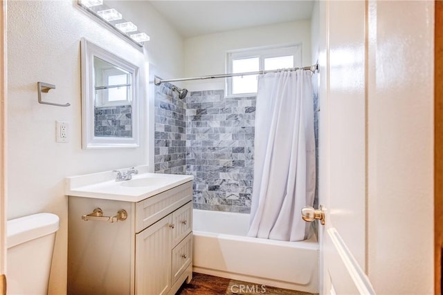 1612 W 226th St, Torrance, CA 90501 - full bath with healthy amount of natural light, shower / bath combination with curtain, vanity, and toilet