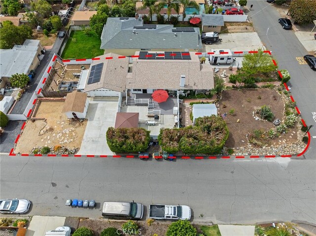206 S Wisconsin St, Fallbrook, CA 92028 - aerial view of residential area