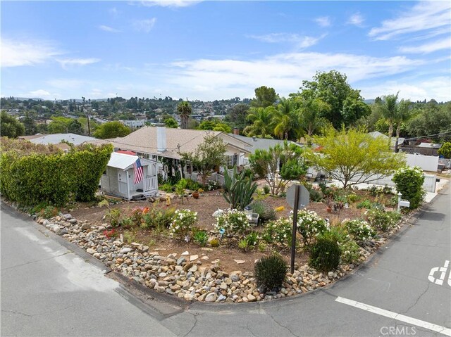 206 S Wisconsin St, Fallbrook, CA 92028 - aerial view of property and surrounding area